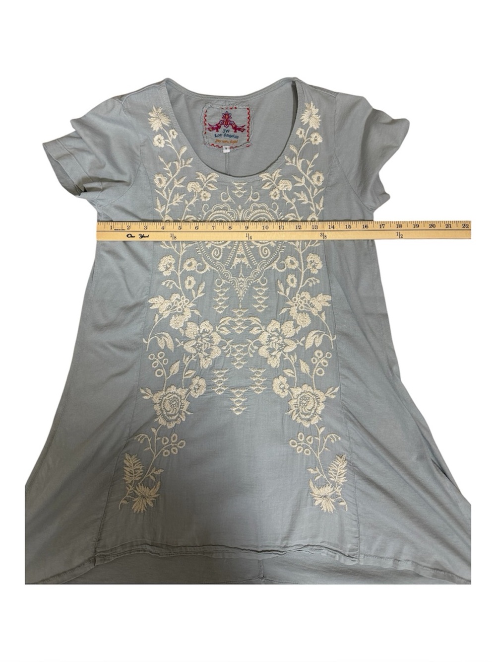Johnny Was Embroidered Swing Tunic Top Size Small - Picture 6 of 7